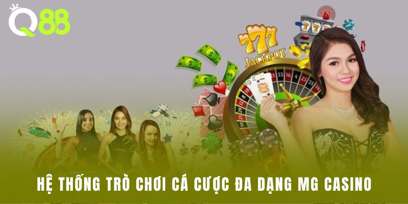 Hệ thống trò chơi cá cược đa dạng MG Casino