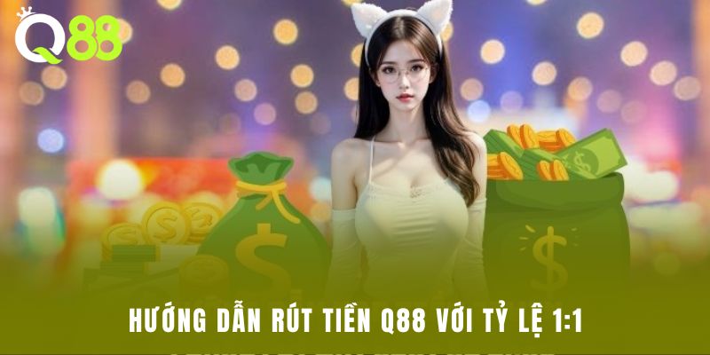 Hướng dẫn rút tiền Q88 với tỷ lệ 1:1